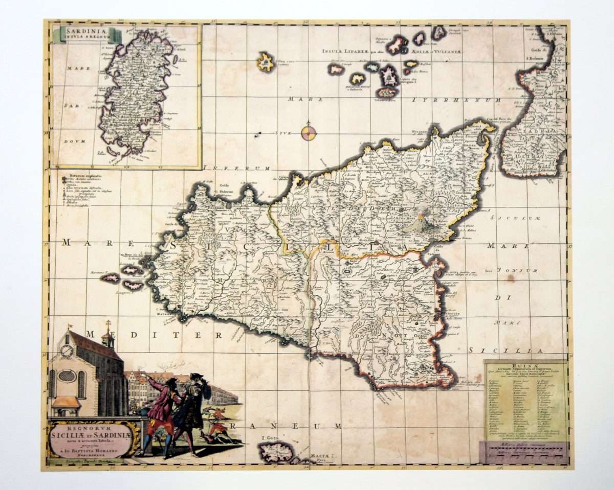Mappa storica della Sicilia - EdiSicilia