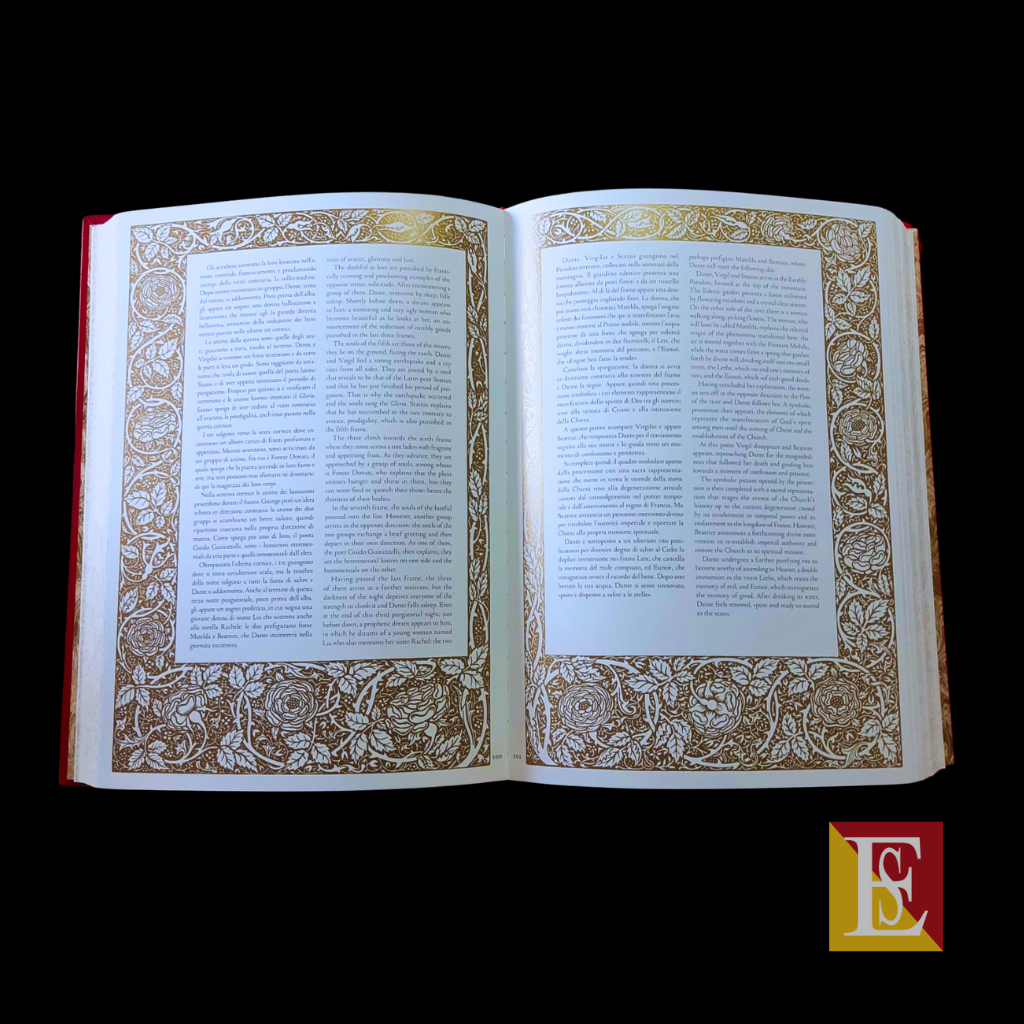 La Divina Commedia – interni e qualità di stampa (dettaglio)