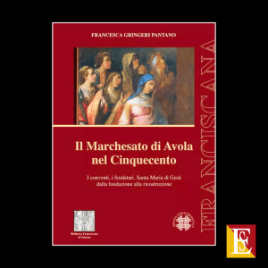Il Marchesato di Avola nel Cinquecento – Francesca Gringeri Pantano