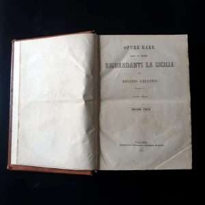 OPERE RARE RIGUARDANTI LA SICILIA (3)