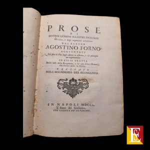 Prose di uomini illustri siciliani – Napoli, MDCCL