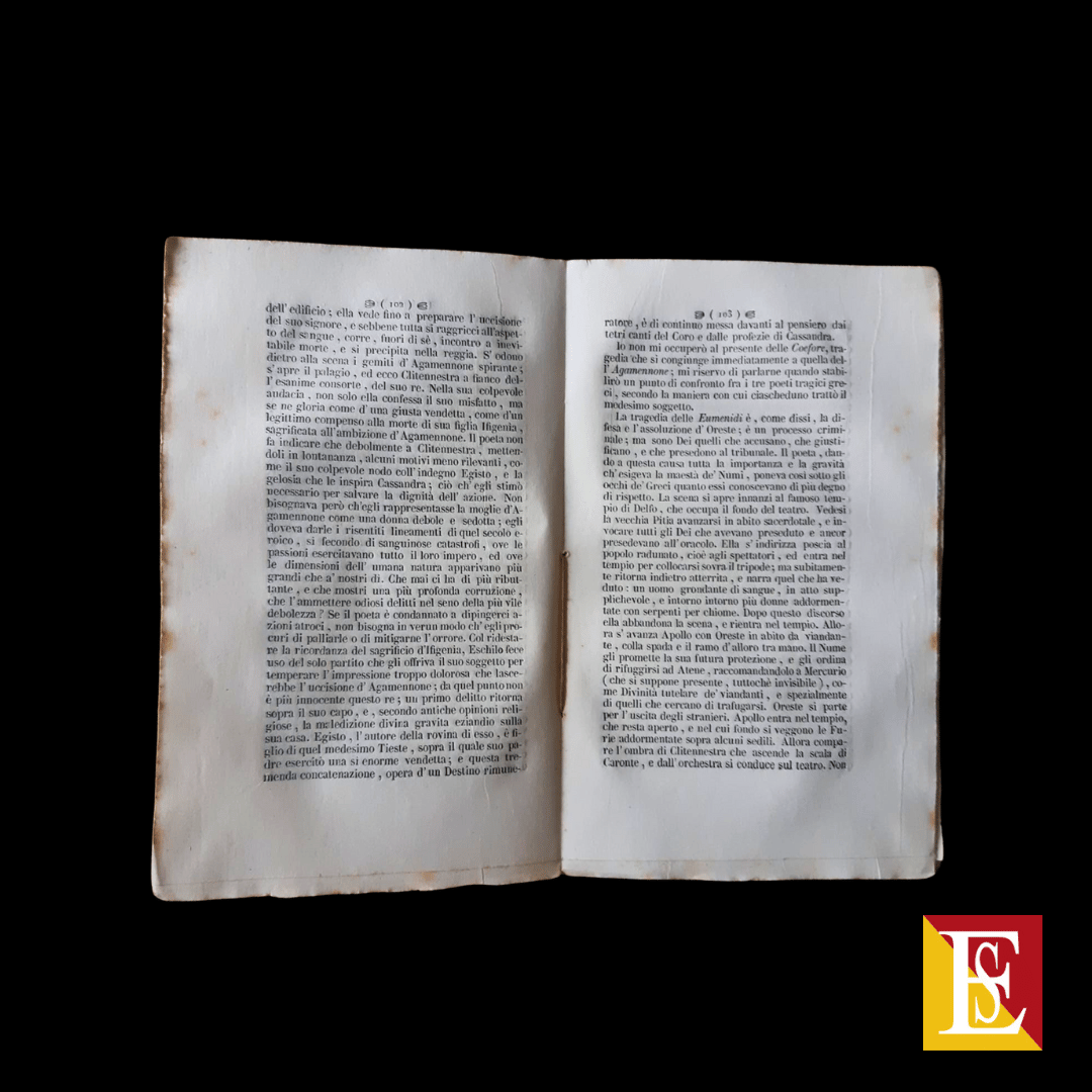 SCHLEGEL, Corso di letteratura drammatica – Vol. I (1841) - immagine 3