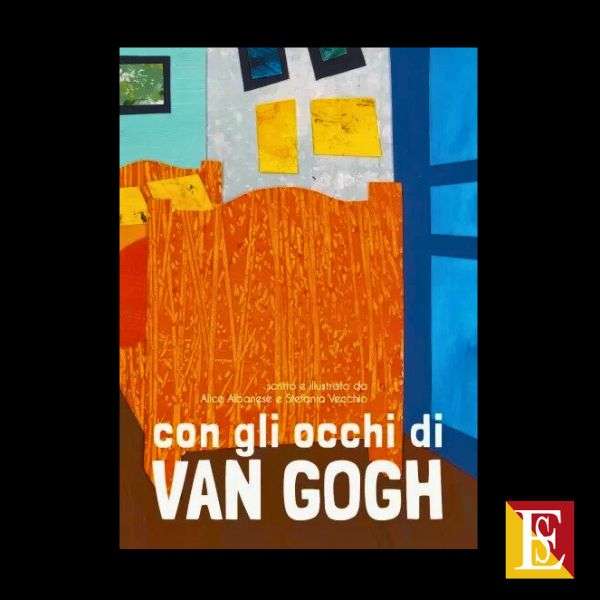 Con gli occhi Van Gogh copertina libro Alice Albanese Stefania Vecchio
