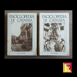 Enciclopedia di Catania 1980 due volumi Tringale Editore Sicilia storia arte cultura